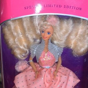 peach pretty barbie 1989